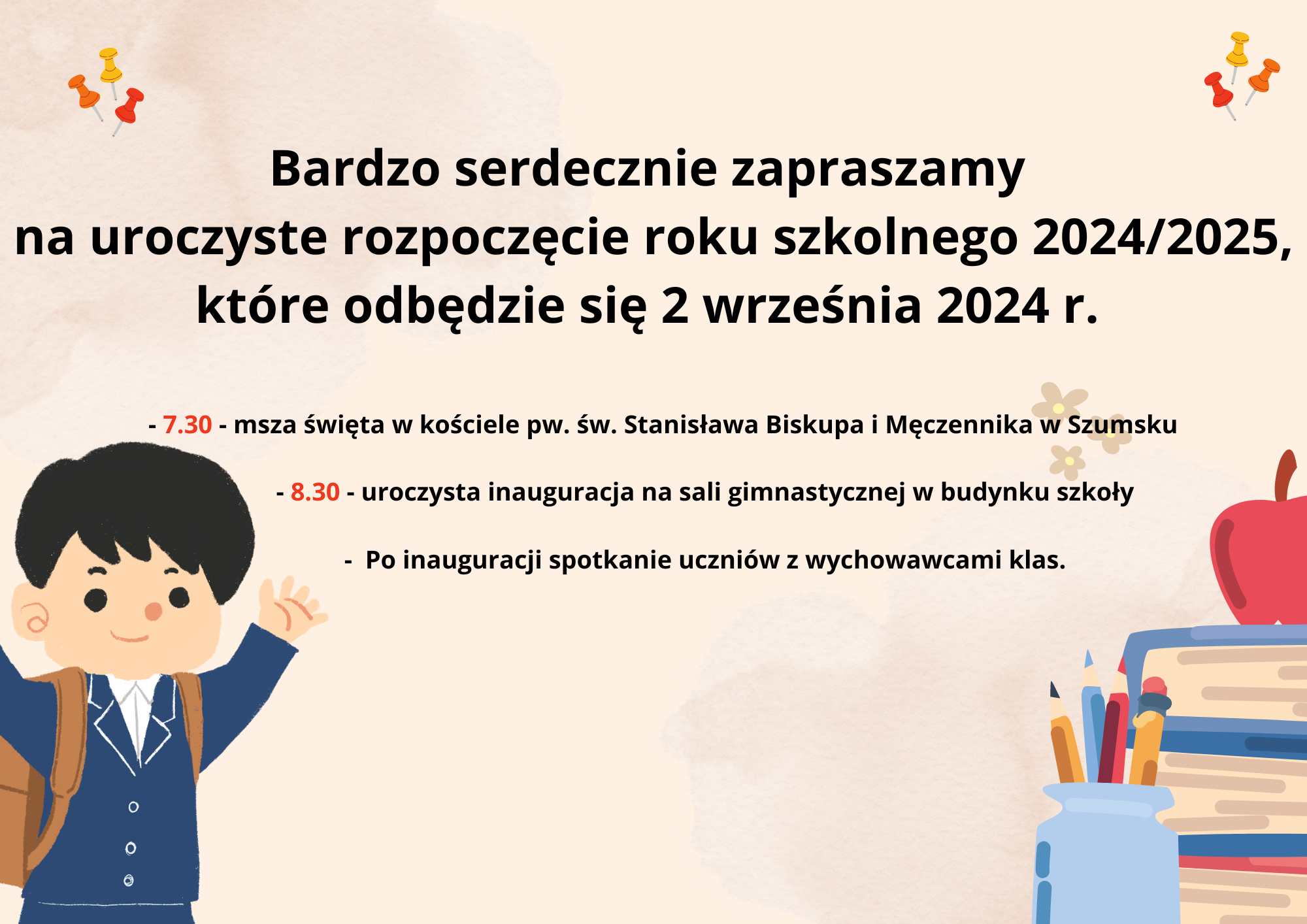 Rozpoczęcie roku szkolnego 2024/2025 